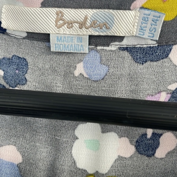 Boden Women’s Modern Floral Print Tie Waist Dress 14L - Picture 8 of 14